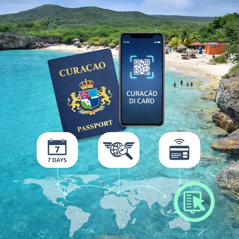 Curaçao entry process illustration